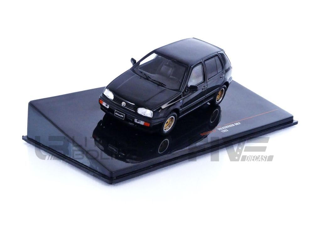 Compatible with Volkswagen Golf III Custom Black 1:43 IXO Models