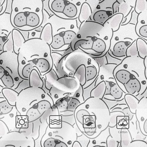 Little Girl Underwear Toddler Panties Kids Undies Bulldog Cartoon Soft Cotton Briefs 2T-8Y3