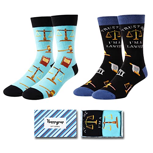 Zmart Lawyer Socks - Law Enforcement, Law Student Attorney Gifts,
