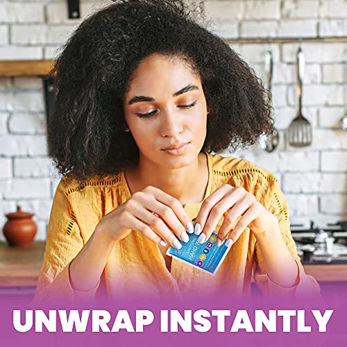 Care Touch Hand Sanitizer Wipes - 110 Hand Wipes Individually Wrapped - Travel Size Hand Wipe - Individual Wipes - Sanitizing Wet Wipes For Home, Office & Outdoor Use - Wet Wipes Individually Wrapped #TOP2