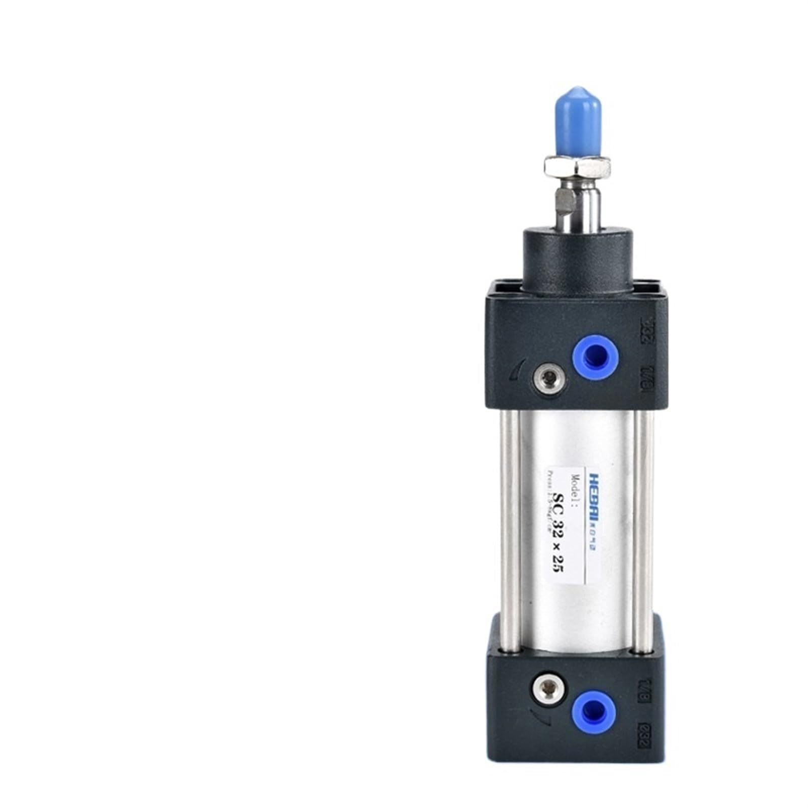 Cylindre pneumatique SC125 double effet pour deplacer des charges lourdes sans aimant