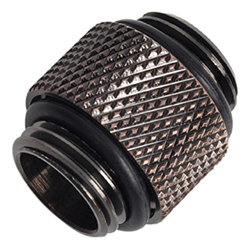 Bitspower G1/4インチ スレッド 内径G1/4インチ チューブ用 デュアル フィッティング(継手) ブロンズ