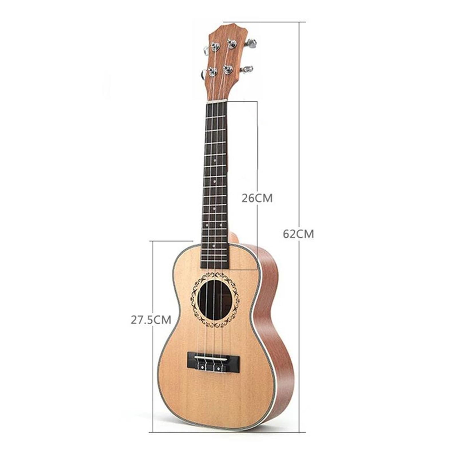 23 Calowe Drewniane Elektryczne Ukulele Dla Dorosłych Do Ćwiczeń Na Instrumencie Muzycznym Ukulele Dla Dorosłych