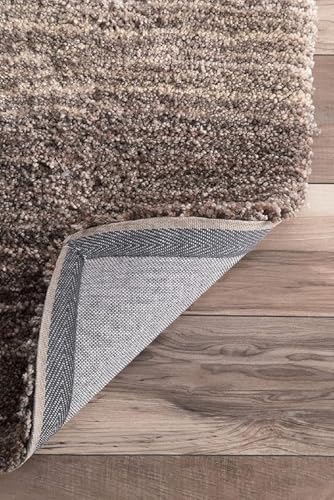 Image of Carpet for Living Room 5X7 FEET Modern Soft Shaggy Carpet Thick, Fluffy & 2 inch Pile Shag Rug for Your Kids Room, Bedroom & Livingroom (Blue Mixture)