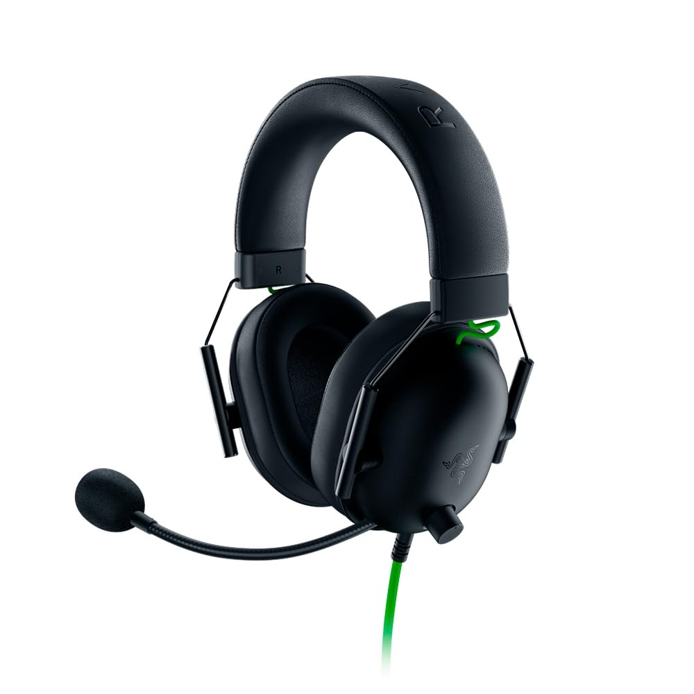 Razer BlackShark V2 X Headset – 50mm Drivers, Cardioid Mic