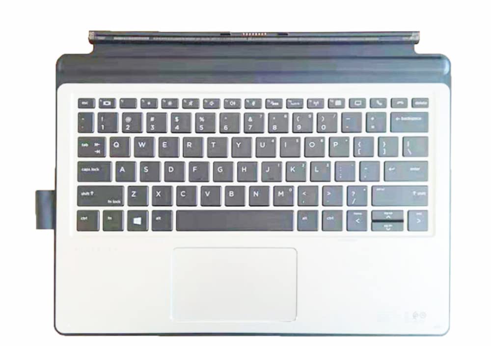 GHAG Replacement Palmrest Cover Keyboard for HP Elite x2 1012 G1/1012 G2 Travel Keyboard