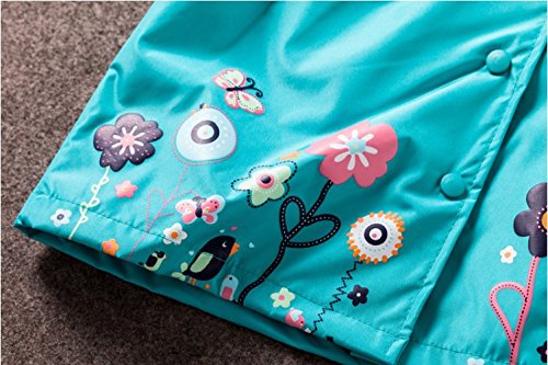 TAOJIAN Cute Hoodie Outwear Baby Girls Kids Waterproof Hooded Coat Jacket Raincoat4