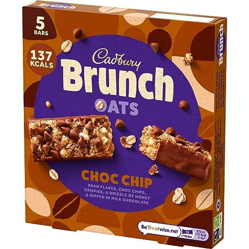 Cadbury Brunch Chocolate Chip Bar, 5 x 32g