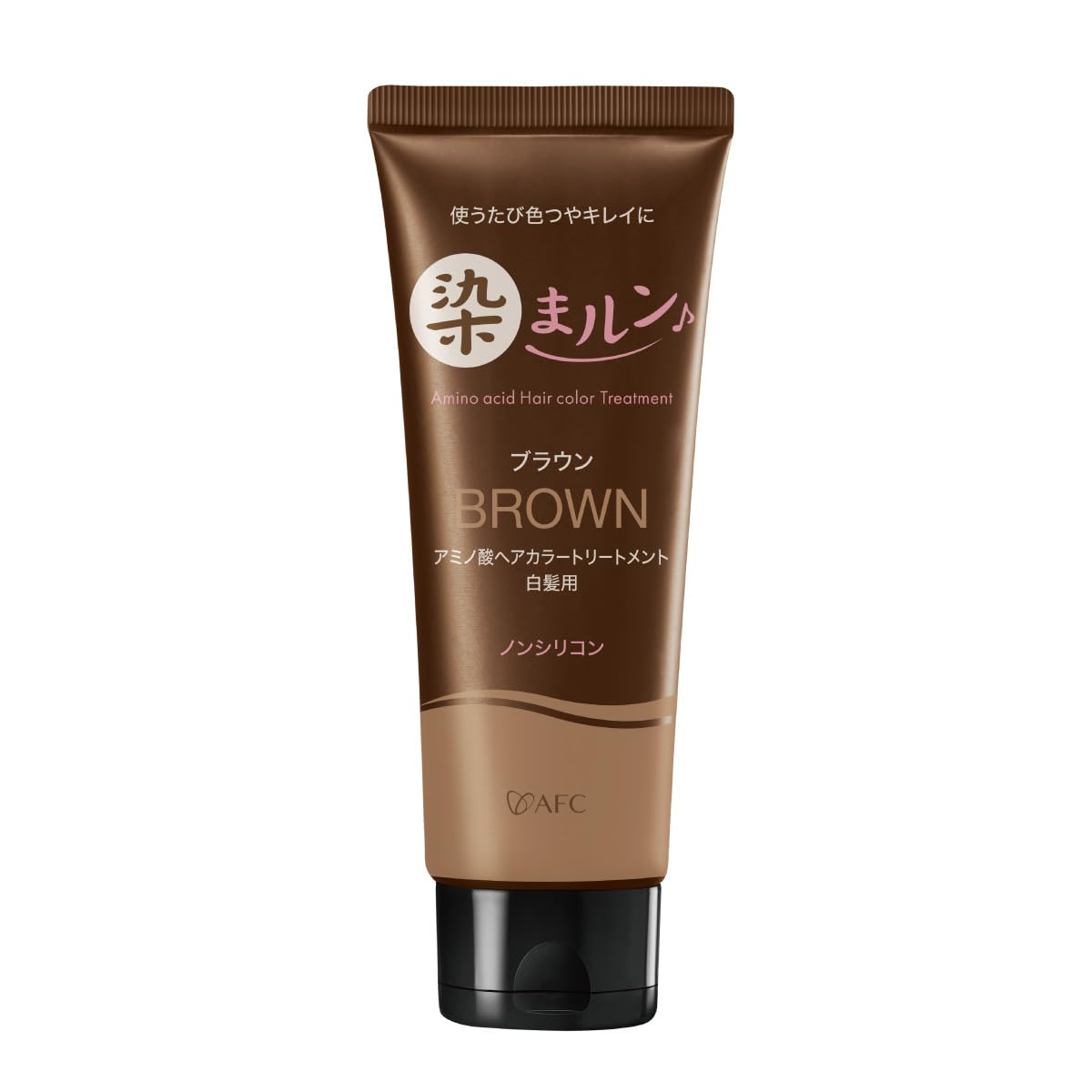 Amazon | (AFC) ヘアカラー トリートメント 染まルン 220g ブラウン
