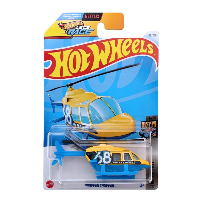 Hot Wheels Propper Chopper HW Metro Ages 3 and Up (Yellow) (B0D3M4VYDN) Amazon Price History, Amazon Price Tracker