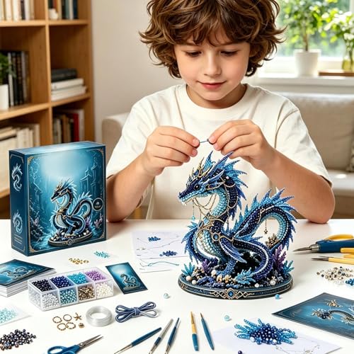 Kit création animaux marins en perles idée cadeau anniversaire - 2