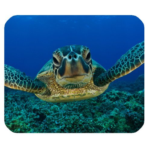 Beautiful Smooffly Sea Turtle Customized Rectangle Non-Slip Rubber Mousepad Gaming Mouse Pad