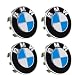 Wikkiv BMW Wheel Center Caps Emblem, 68mm Standard BMW Rim Center Hub Caps for All Models with BMW Wheels Logo Blue & White Color (4 Pack)
