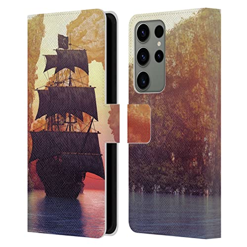 Coque portefeuille haut de gamme S23 Ultra en cuir Simone Gatterwe