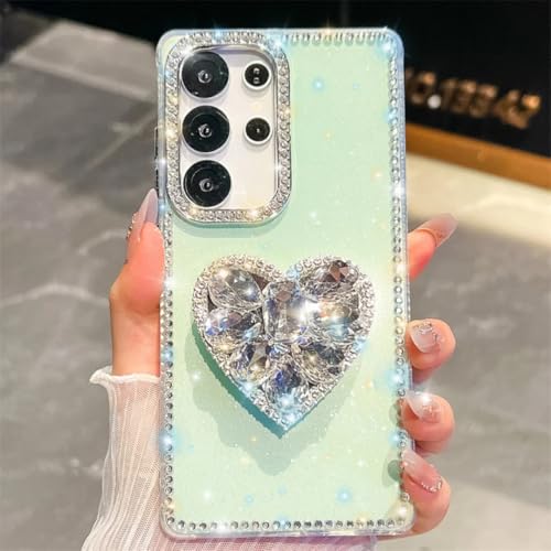 Coque verte Galaxy A16 5G paillettes pour briller en soirée