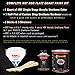 Custom Shop - Gunmetal Grey Metallic - Hot Rod Flatz Flat Matte Satin Urethane Auto Paint - Complete Quart Paint Kit - Professional Low Sheen Automotive, Car Truck Coating, 4:1 Mix Ratio