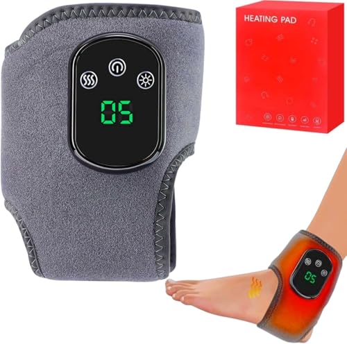 3 En1 Masajeador de Pies, Aparato de Masaje para Pies Portátil Eléctrico, 3 Modos de Vibración, 5 Niveles de Calor, Tobillera Calefactada, Temporizador Inteligente para Piernas Sin Dolor y Vitales 3 En1 Masajeador de Pies, Aparato de Masaje para Pies Portátil Eléctrico, 3 Modos de Vibración, 5 Niveles de Calor, Tobillera Calefactada, Temporizador Inteligente para Piernas Sin Dolor y Vitales