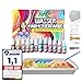 Wasser Marmorierfarbe für Kinder – 12 Farben Bastelset, Größe A4 Wasser Malset und Marbling Paint Kit, kreatives Geschenk für Mädchen und Jungen ab 6 Jahren, ideal für 6-12 Jahre KIT günstig Kaufen-Wasser Marmorierfarbe für Kinder – 12 Farben Bastelset, Größe A4 Wasser Malset und Marbling Paint Kit, kreatives Geschenk für Mädchen und Jungen ab 6 Jahren, ideal für 6-12 Jahre