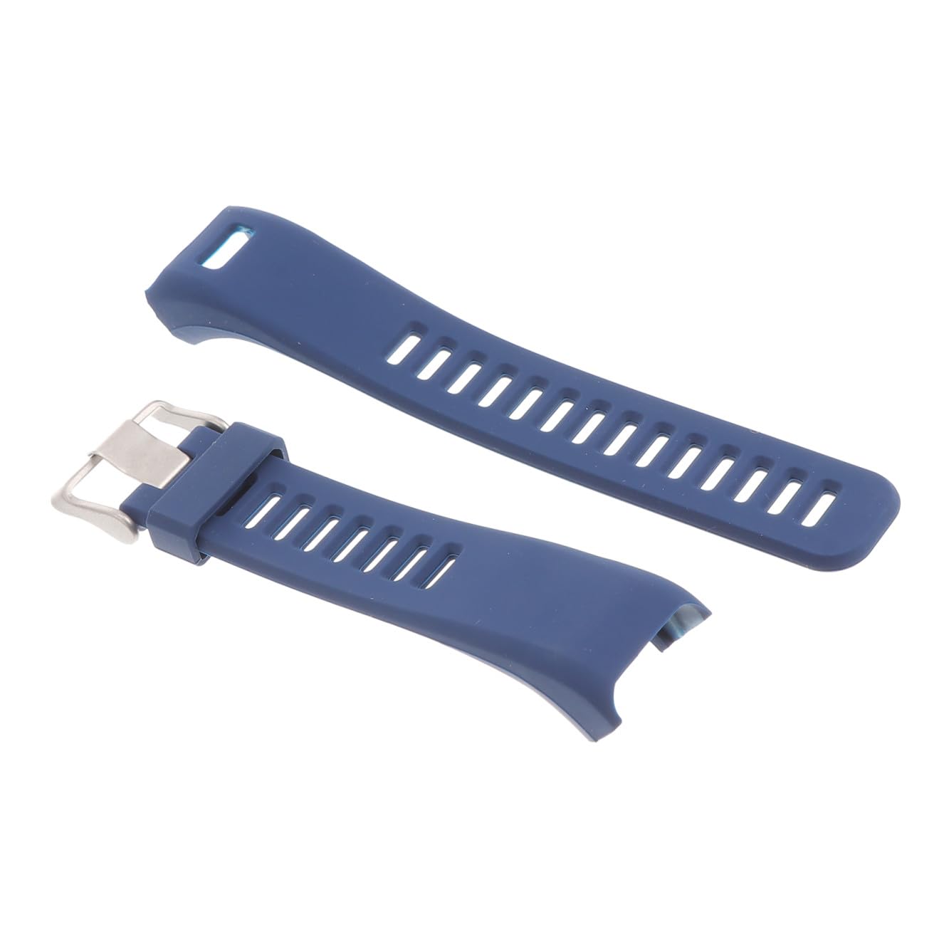 Outanaya Bracelet Silicone pour Montre Connectée HR Remplacement Dégagement Rapide Confortable et Compatible Homme Femme Couleur Bleu Minuit