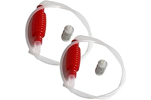 Food Grade Siphon Tube Double Siphon Kit for Homebrew Filtration, 6ft Siphon Tube Pump