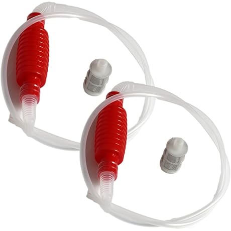 Food Grade Siphon Tube Double Siphon Kit for Homebrew Filtration, 6ft Siphon Tube Pump