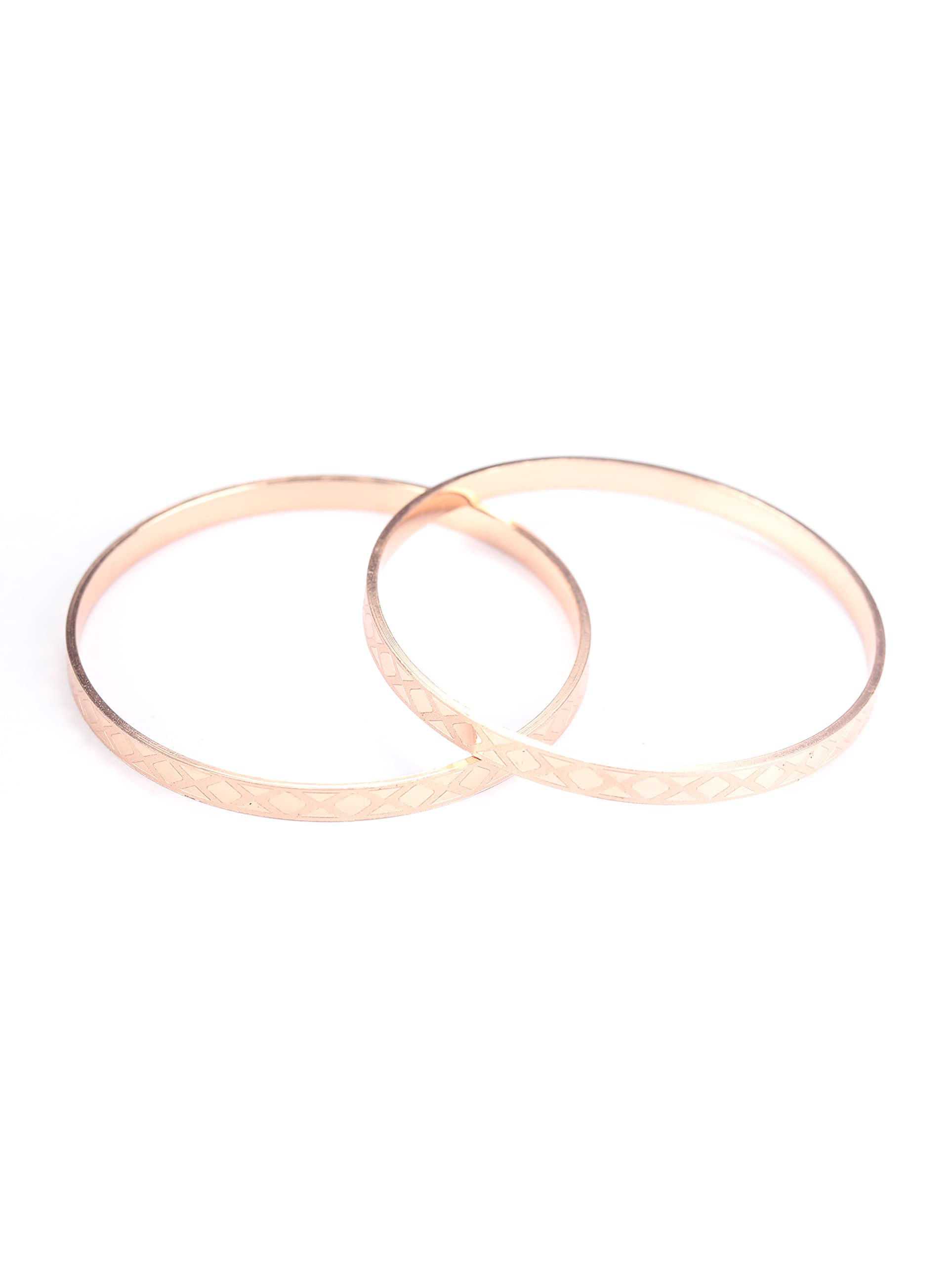 Priyaasi Rose Gold Plated Set of 2 Bangle Set for women (B09GFV3VV3) Amazon Price History, Amazon Price Tracker