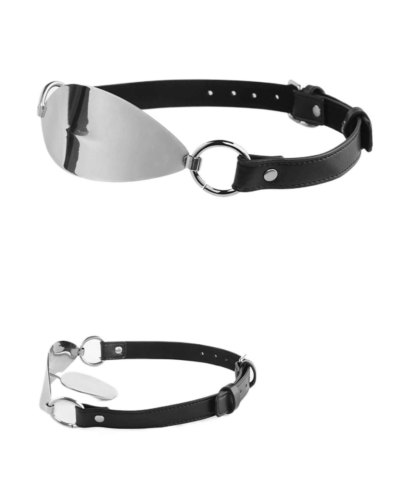 Fetisch Mundknebel Zungenstrecker Metal Knebel Gag Ball Mund Plug Mundsperre BDSM Bondage Mundknebel Ringknebel Mouth Bondage Spiele Erotik Flirten SM Sexspielzeug Für Paare
