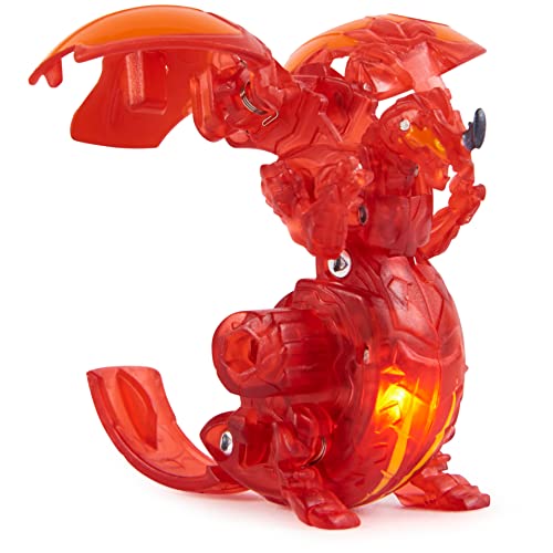 BAKUGAN Legends, Nova, Dragonoid, Figuras de acción iluminan, 1 Carta de Personaje y Carta Portal Metálica, Juguetes para niños a Partir de 6 años