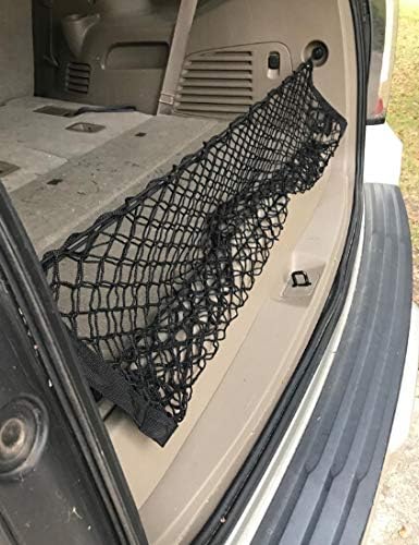 POZEL Envelope Style Trunk Cargo Net for GMC Yukon Chevrolet Tahoe Cadillac Escalade 2015 2016 2017 2018 2019 2020