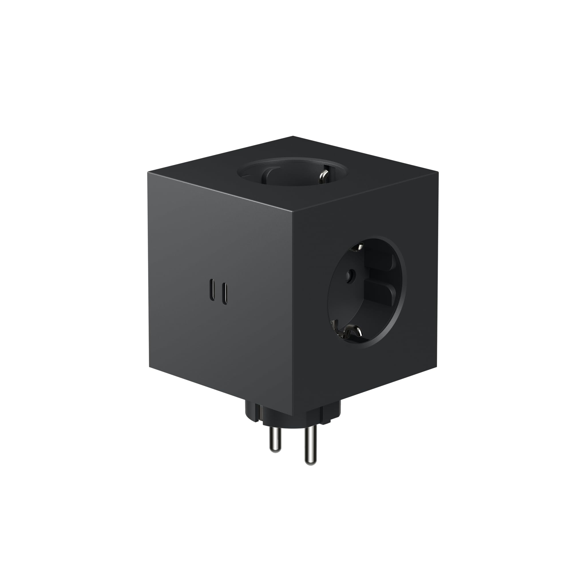 Avolt Square 2 gniazdo USB C - minimalistyczny i kultowy design - wielokrotne bezprzewodowe gniazda - potrójne z dwoma portami USB C do szybkiego ładowania