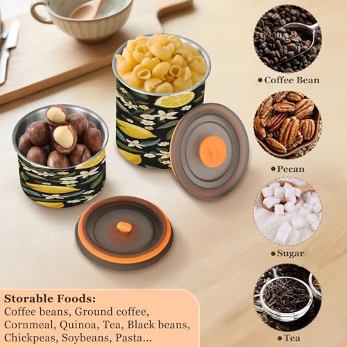 Contenedor para café hermético de acero inoxidable 500ml miniatura 5