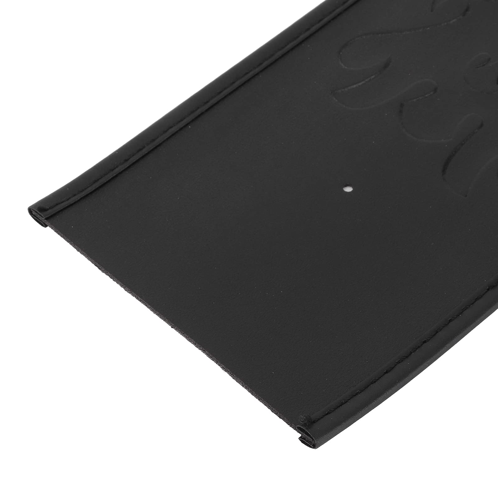 Parafango Moto Protector Decor Parafango Cover Pad Pelle Artificiale Fit per XL 883 1200 48 Trattamento Parafanghi Automobilistici (Nero)