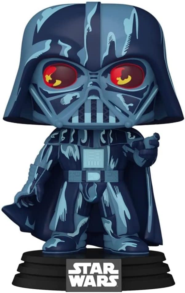 Funko POP! Star Wars Retro Art Exclusive Darth Vader #456 w/ Free Acrylic Case