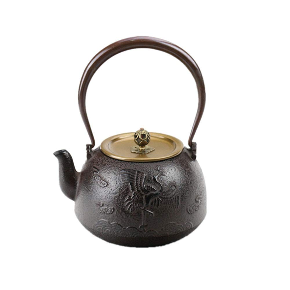 Żeliwna herbata czajnik japoński żelazny czajniczka na herbatę i torebkę herbaty kettle piecale bezpieczne czajnicze