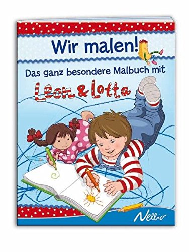 Amazon | Wir malen! Das ganz besondere Malbuch mit Leon und Lotta: Leon ...