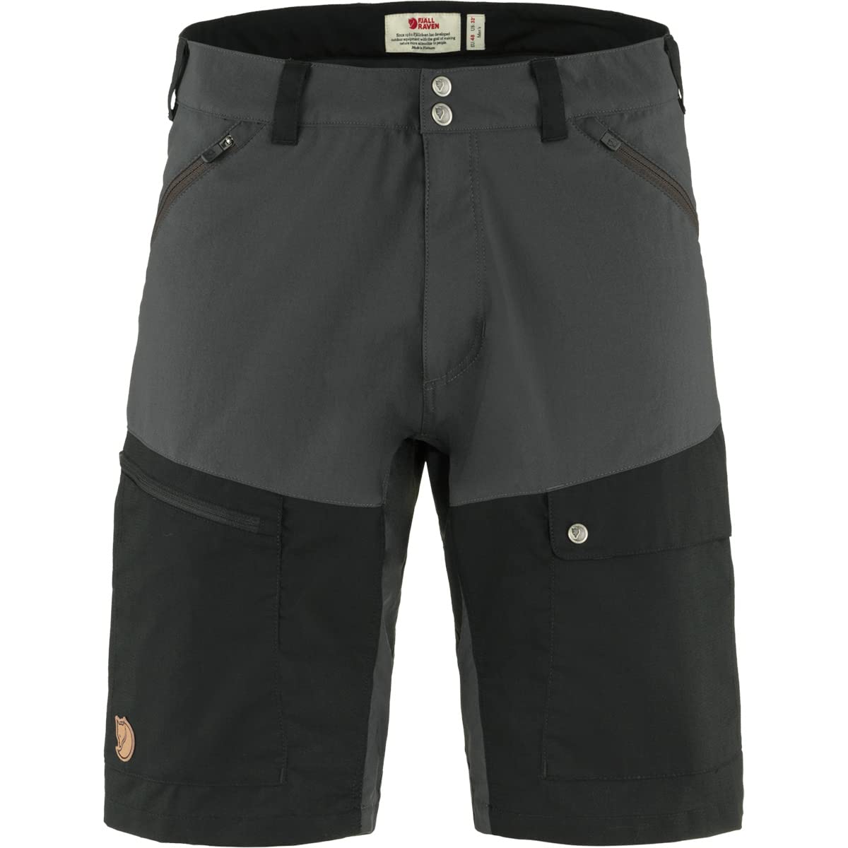 Fjallraven 81153-030-550 Abisko Midsummer Shorts M Shorts Men's Dark Grey-Black Size 56