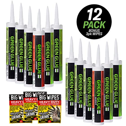 Combo Green Glue para insonorización x12 tubos miniatura 7