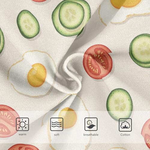 Little Girl Underwear Toddler Panties Kids Undies Eggs Tomatoes Soft Cotton Briefs 2T-8Y3