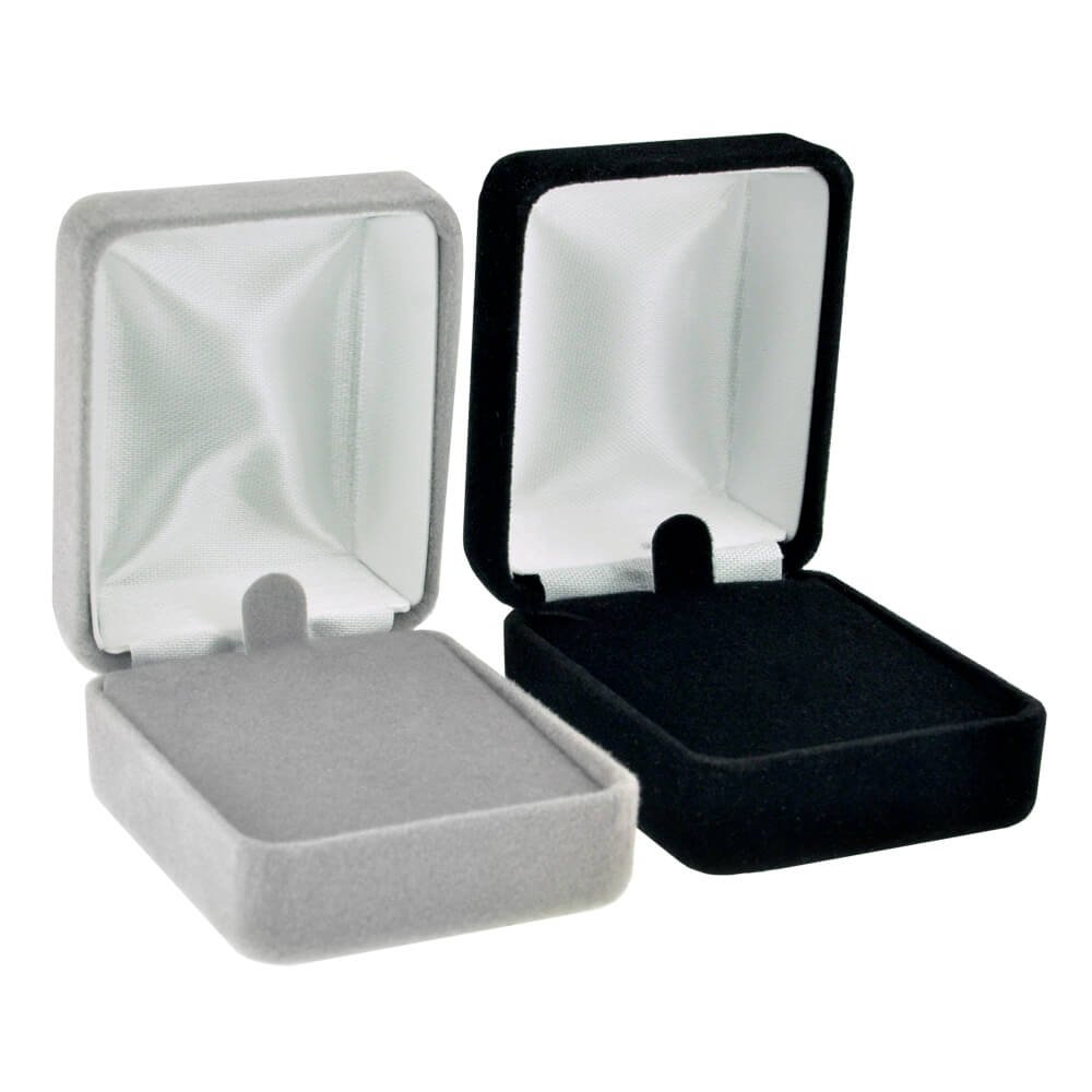 Pinmart Velours-Schmuck-Anstecknadel-Geschenkbox