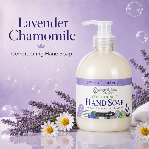 Image of Ginger Lily Farms Botanicals Hand Soap, 16.9oz, Lavender Chamomile
