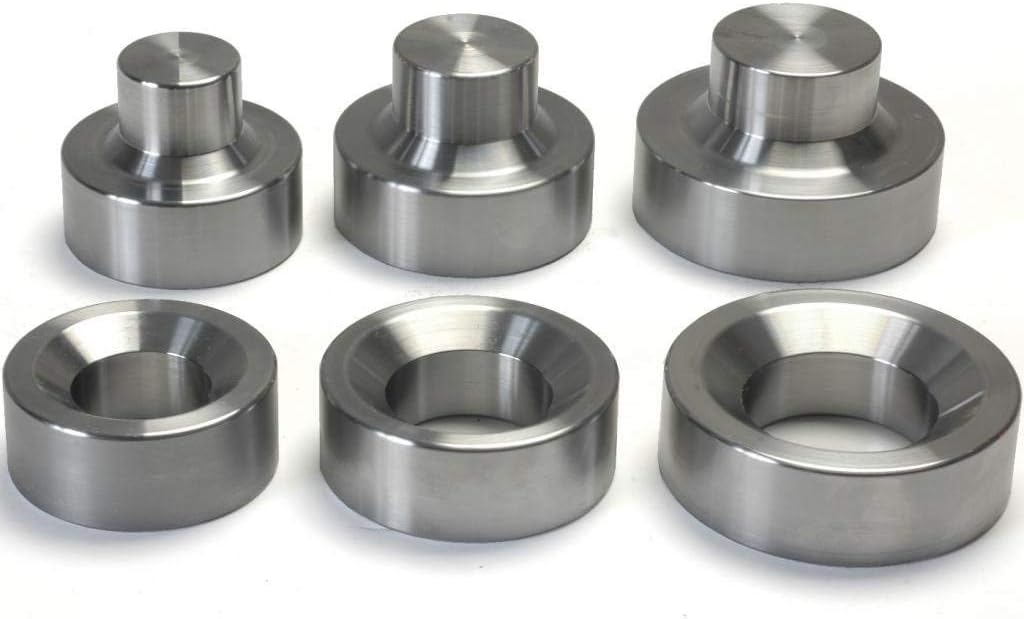 6 Piece Dimple Die Set 1/2" 3/4" 1" 1 1/4" 1 1/2" 1 3/4"
