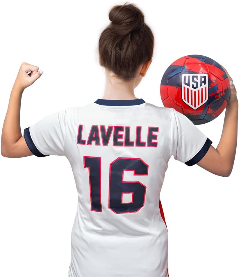 Icon Sports Official U.S.Women National Soccer Team Game Day Shirt - Girls