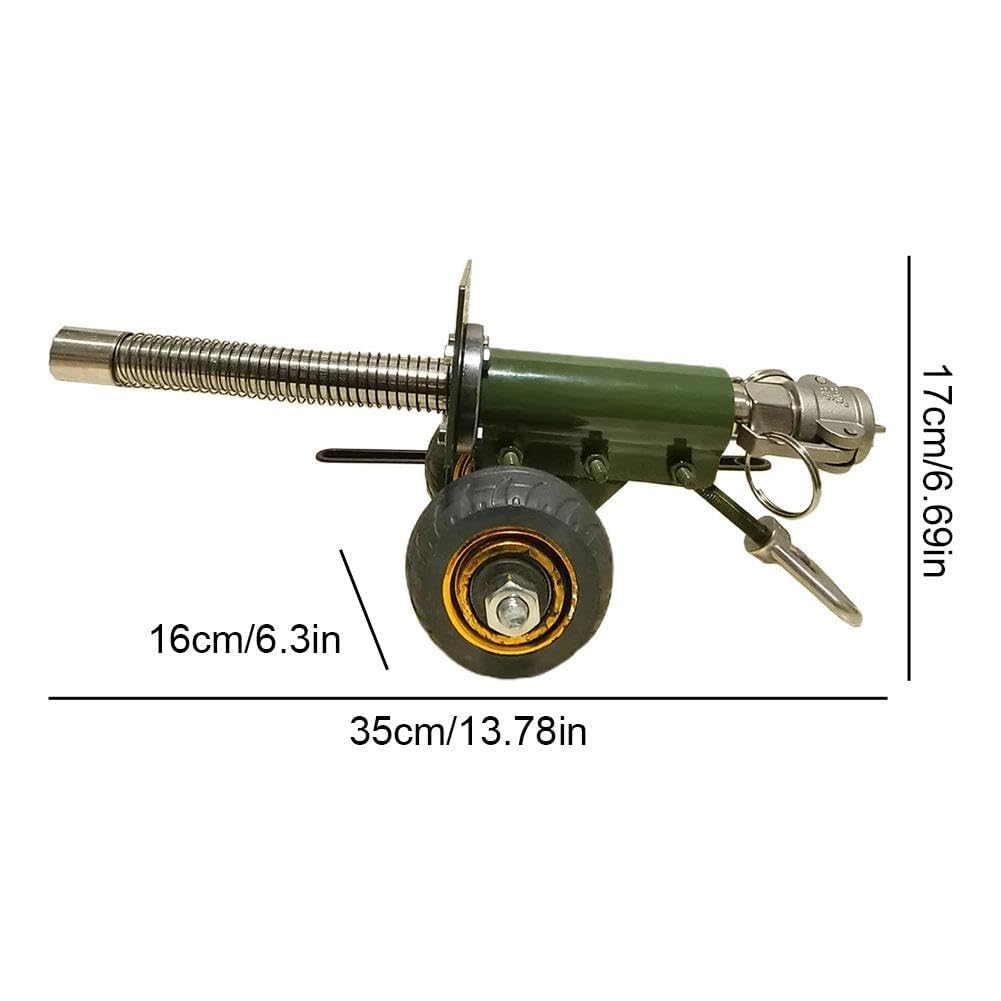 Feuerwerkskörper Artillerie Kanone Stahl Mini Kanone, Militärmodell-Kollektion Ornamente, Stahlkanone Modell Feuerwerkskörper-Starter Desktop Dekoration und Sammlerstücke