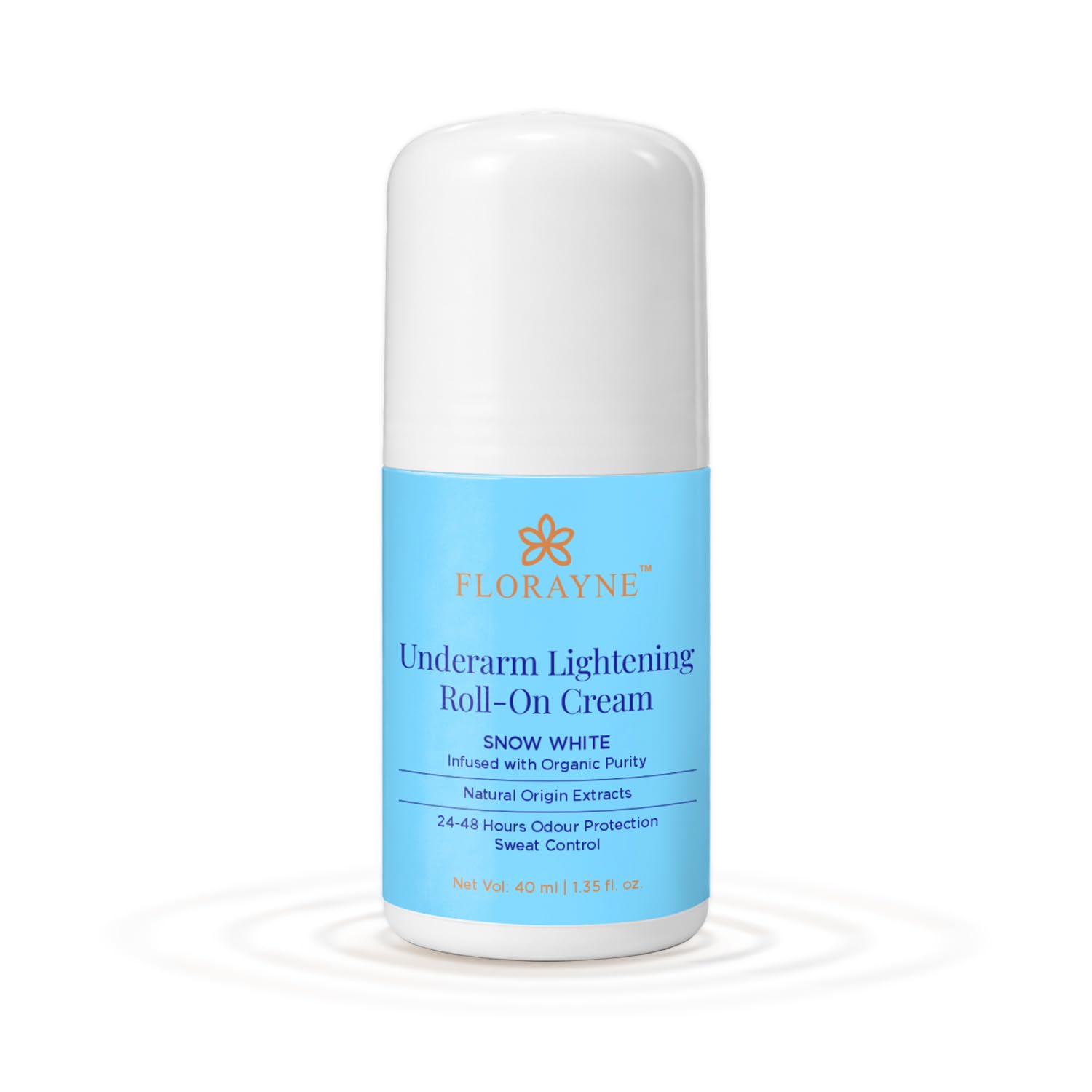 Underarm Lightening Roll-On Cream (40ml) | Odour Control, Brightening & Smoothening | Non-Sticky, Quick Dry | Pearl White & Snow White Variants (Snow White)-image-33