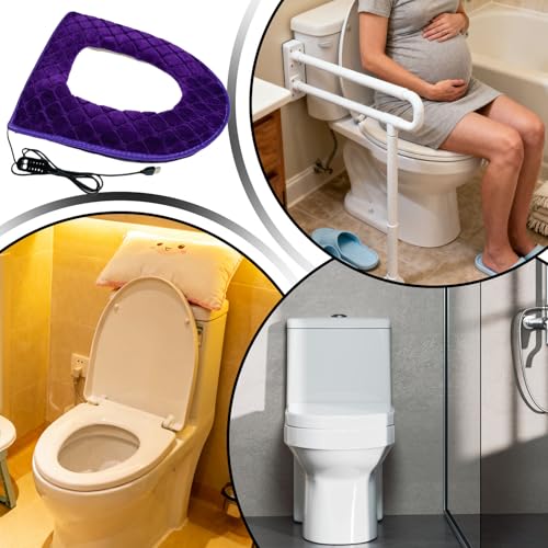 Funda para asiento de inodoro con USB que elimina el frío en el cuidado de ancianos 5