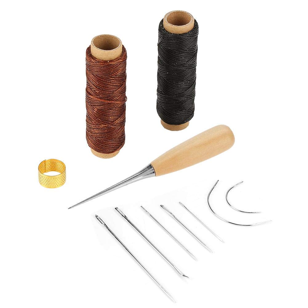 11 PCS Set da Cucito in Pelle, Strumento per Cucire in
