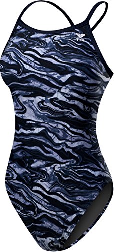 TYR Womens Miramar Diamondfit Swimsuit, Titanium, 28