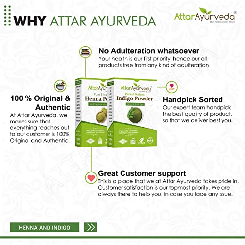 DKM Attar Ayurveda Tinte Natural para Cabello Negro 400g miniatura 6