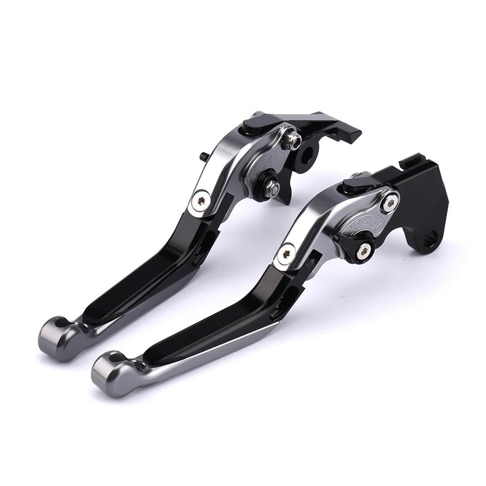 EWRsghRT Folding Brake Clutch Levers for Kawasaki Ninja 650R/ER-6F/ER-6N 2006 2007 2008 Motorcycle Adjustable Handle(Silver)