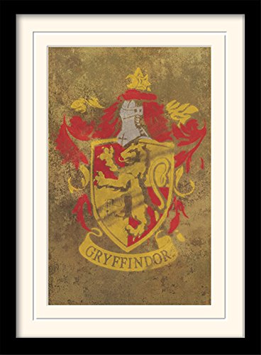 Harry Potter "Gryffindor Crest" Mounted and Framed Print, 30 x 40 cm